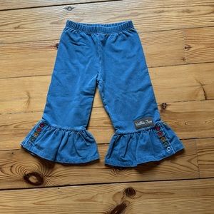 Matilda jane  Capri bellbottoms pants size 4 t